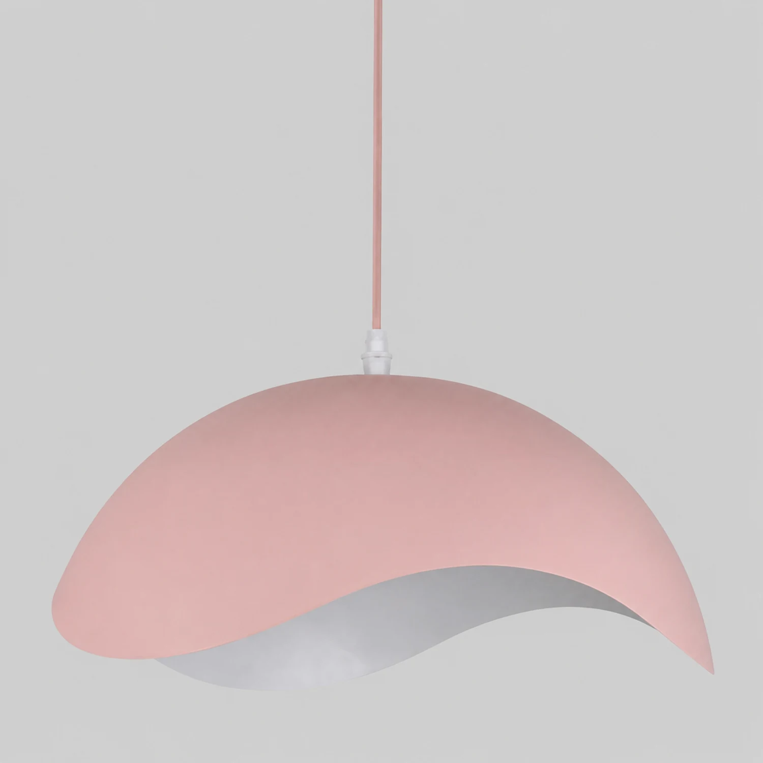 Morandi Colorful Shade Single Pendant Lights, Wood & Metal - Lumpaz