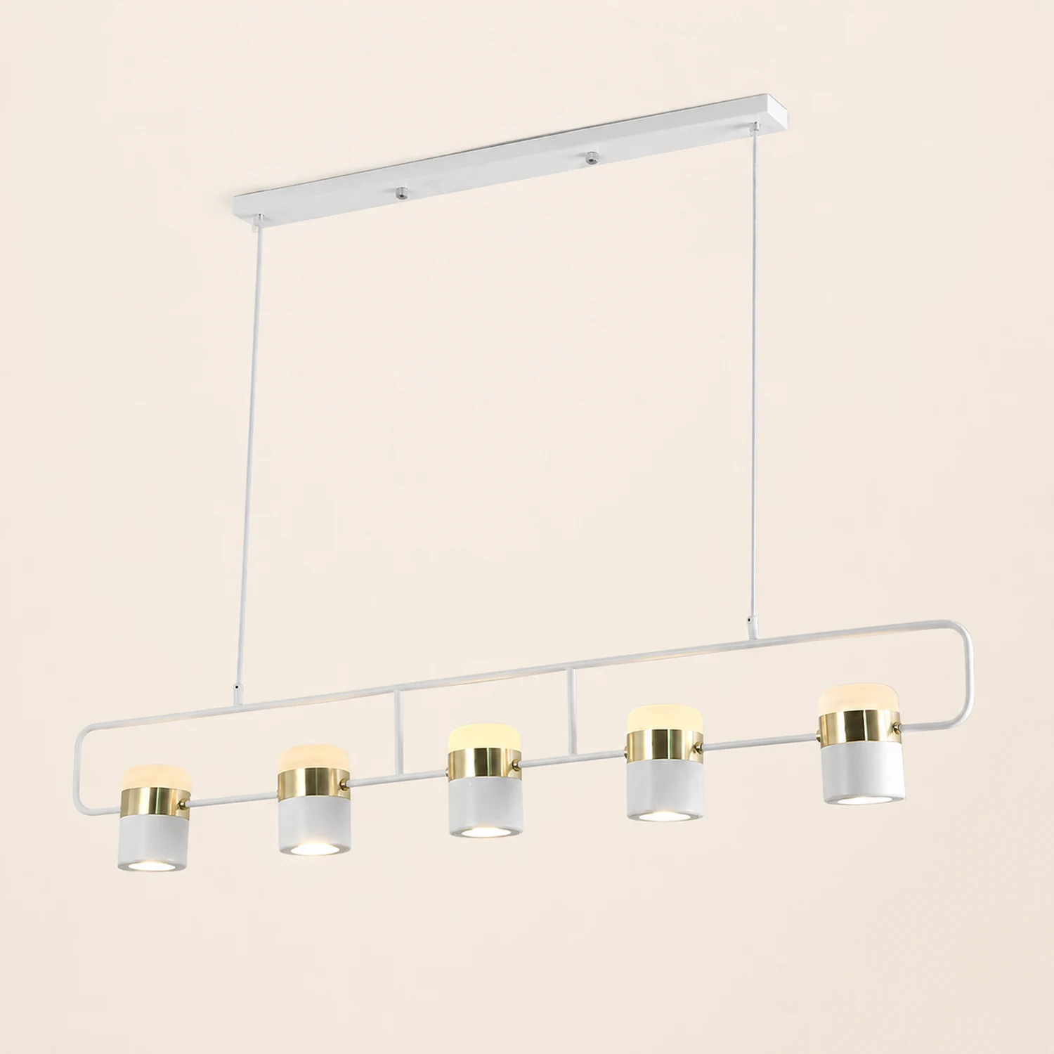 Adjustable Glass Pendant Light - Lumpaz