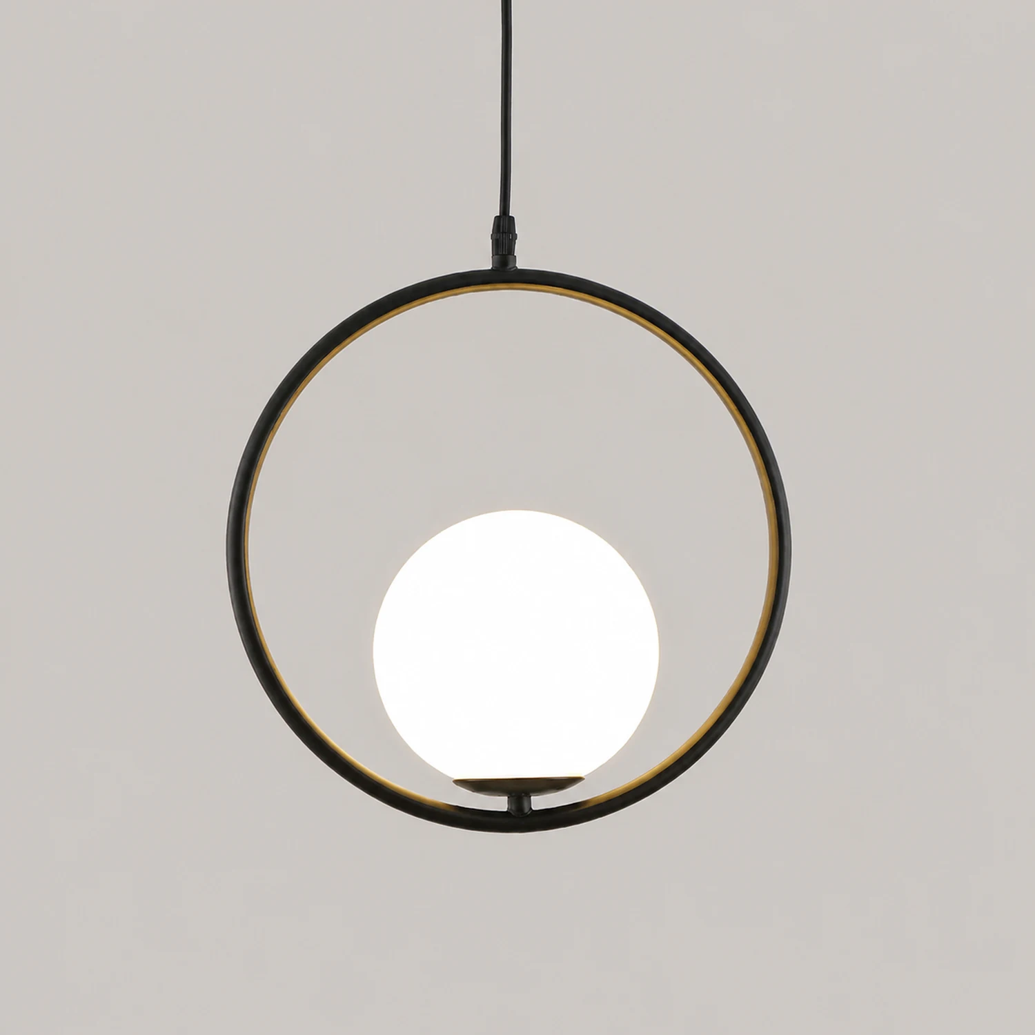 Valentina Modern Globe Metal/Glass Pendant Light, 3 Style - Lumpaz
