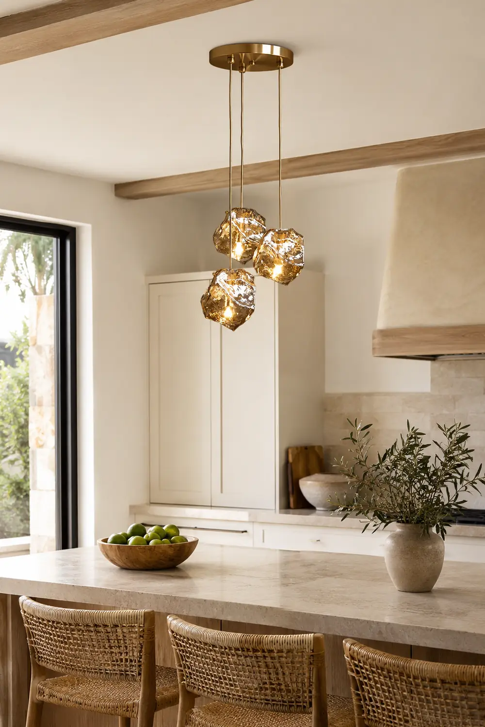 Illyria Ice Glass Pendant Lamp - Lumpaz