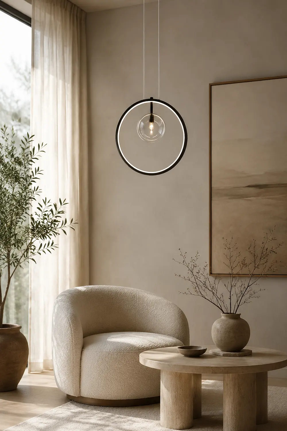 Nordic Glass Bubbles LED Modern Pendant Light For Dining Room - Lumpaz