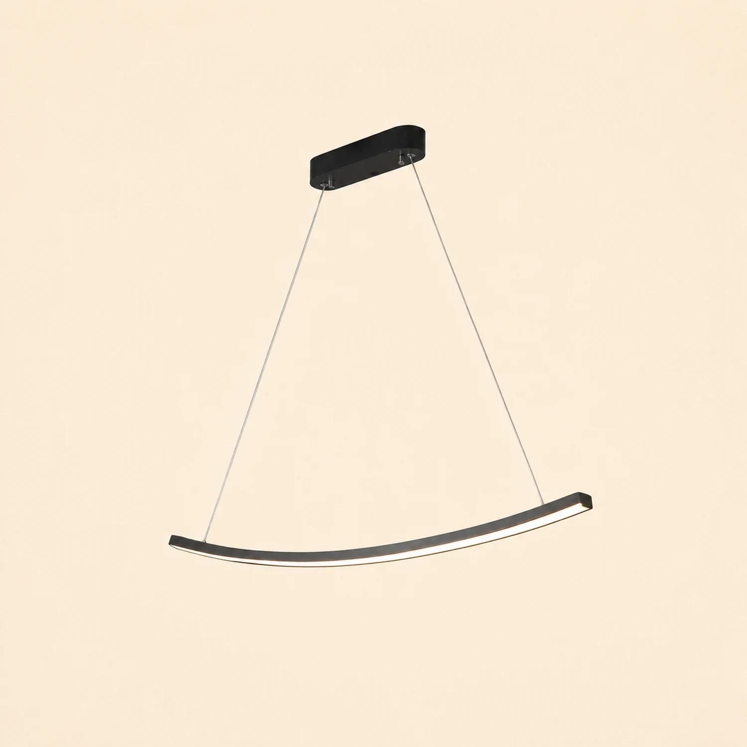 Minimalist Linear Metal Pendant Light - Lumpaz