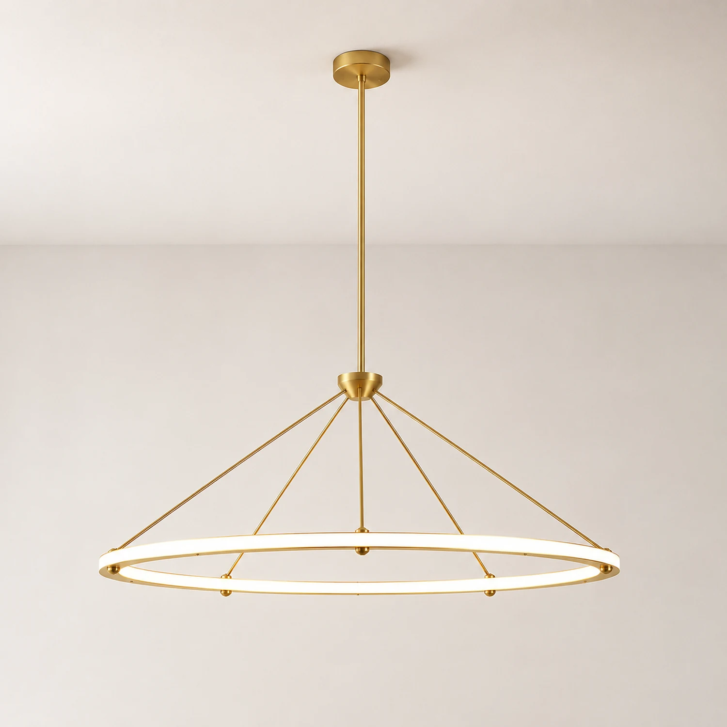 Cascading Ring Circle Pendant Lamp - Lumpaz