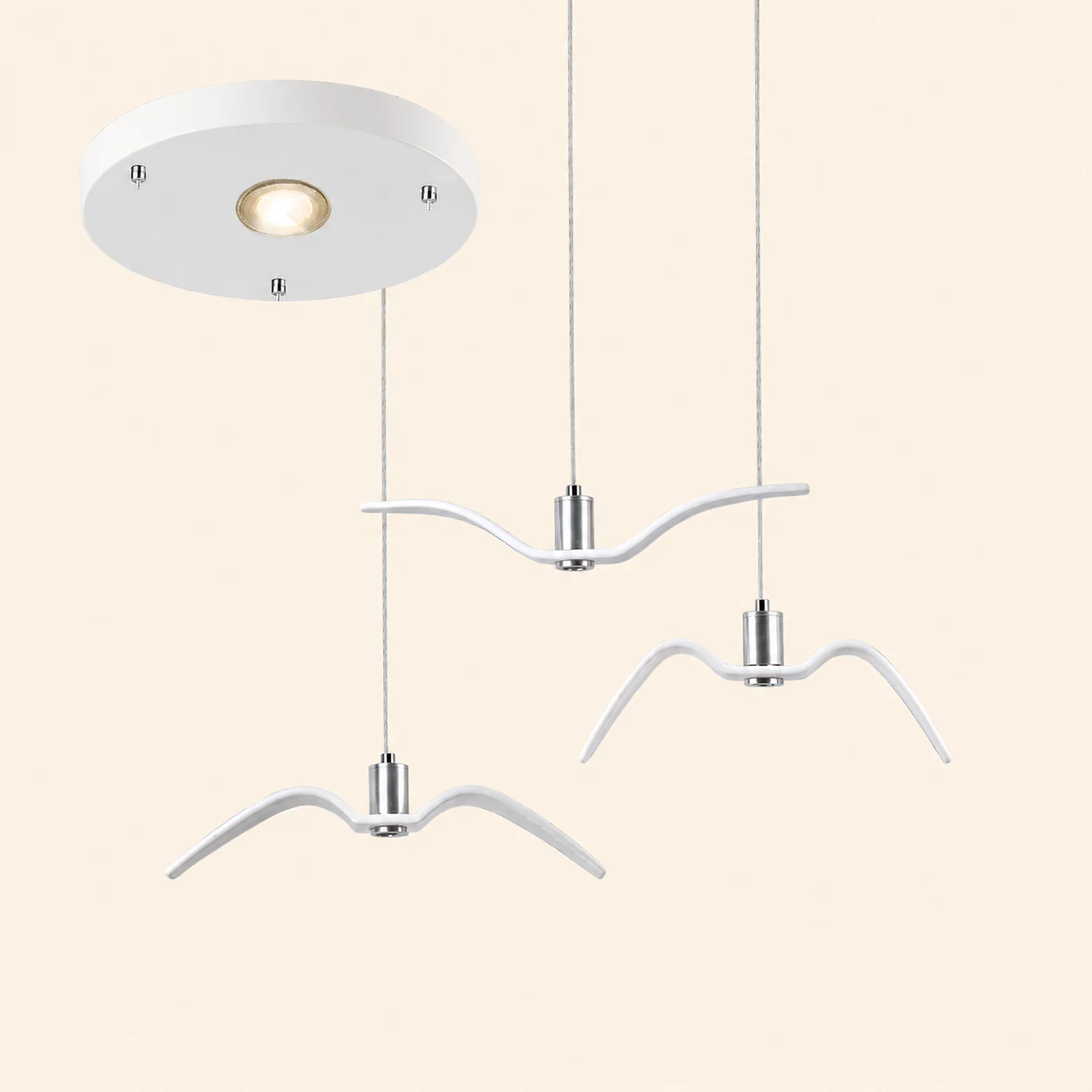 Seagull Resin Pendant Light - Lumpaz
