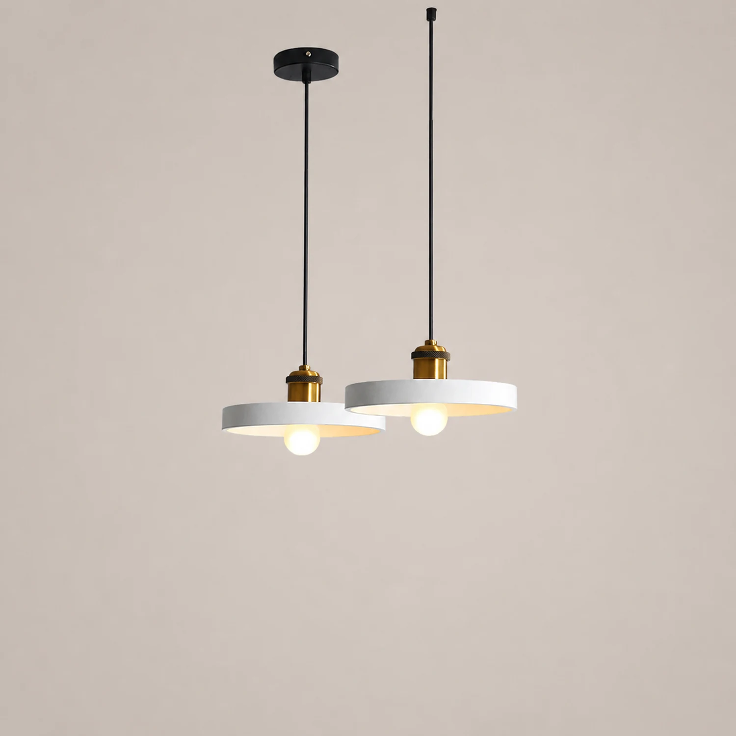 Morandi Pendant Light Colorful Art Deco, Metal/Resin, Bedroom - Lumpaz