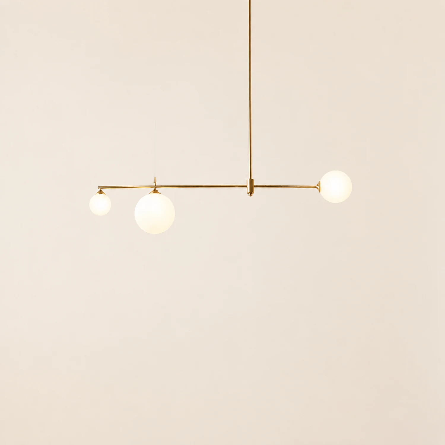 Valentina Modern Bubble Copper Pendant Light, Gold - Lumpaz