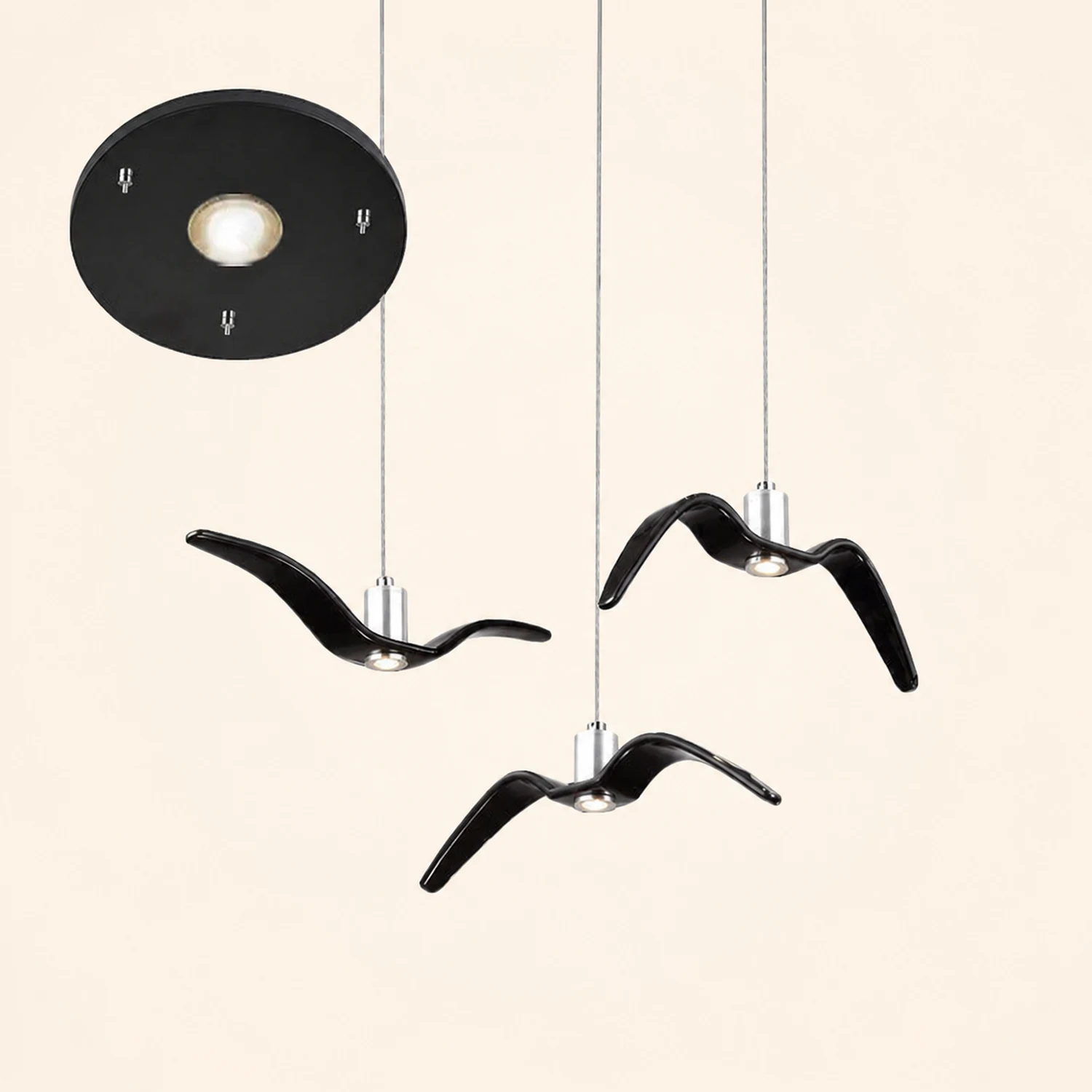 Seagull Resin Pendant Light - Lumpaz