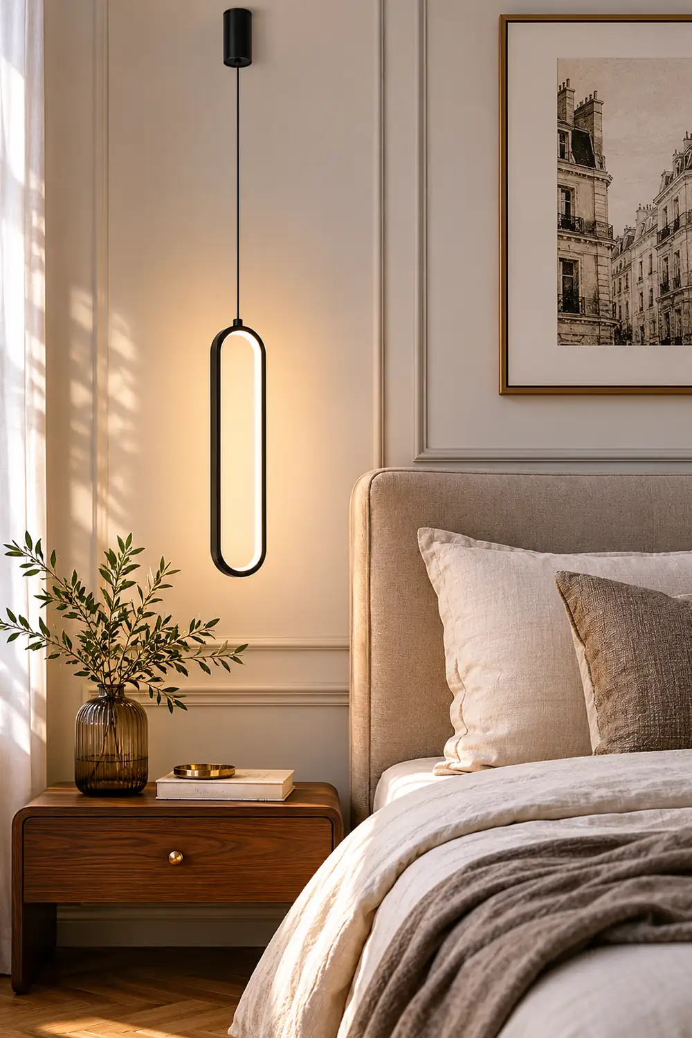 Long Oval LED Pendant Lamp - Lumpaz