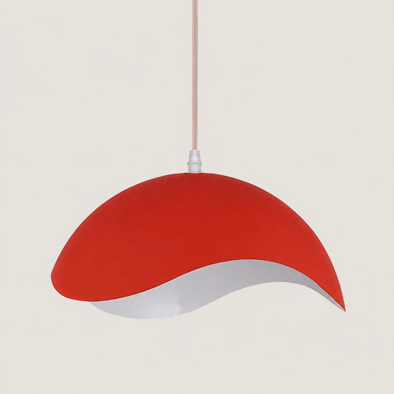Morandi Colorful Shade Single Pendant Lights, Wood & Metal - Lumpaz