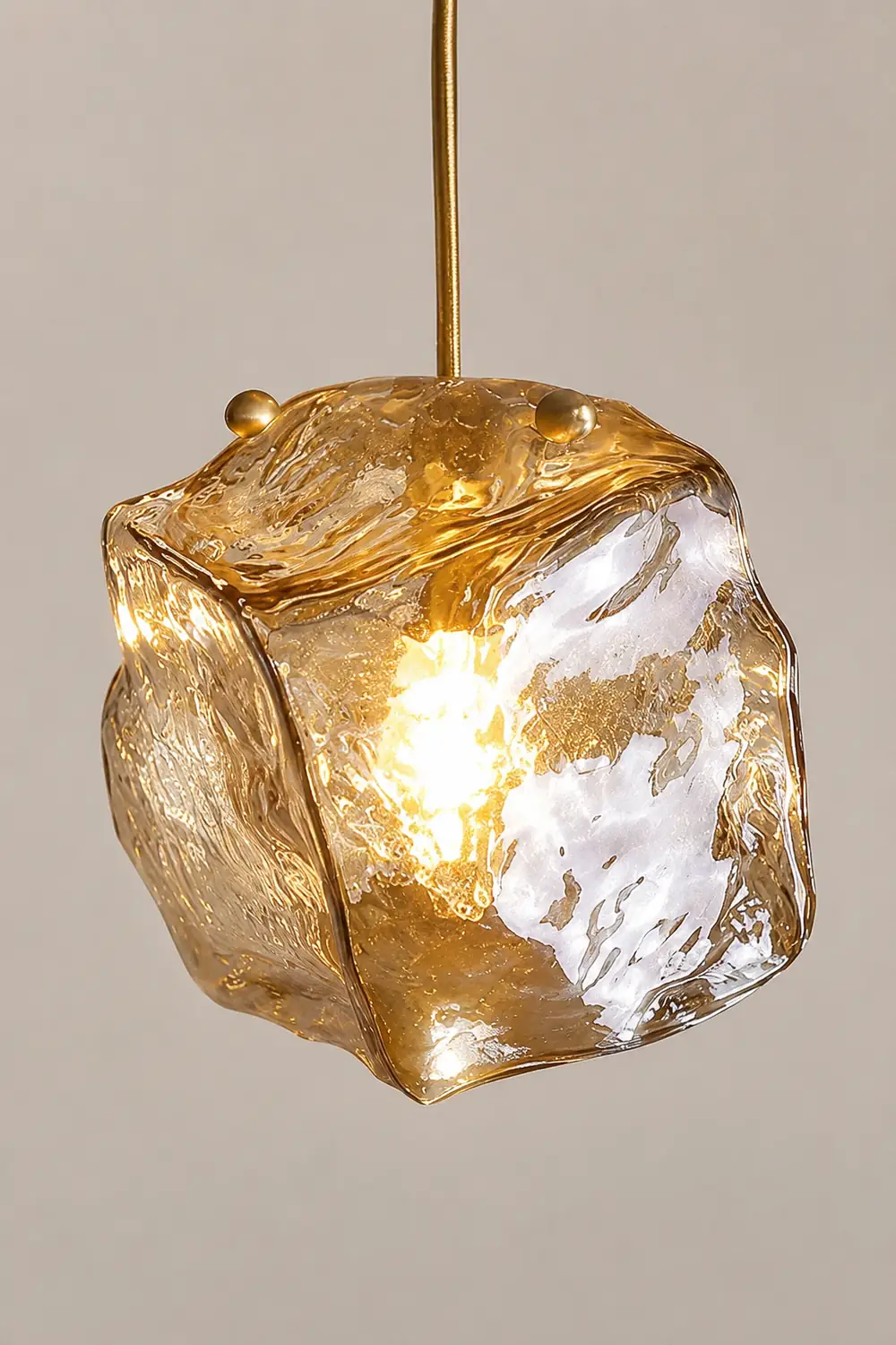 Illyria Ice Glass Pendant Lamp - Lumpaz