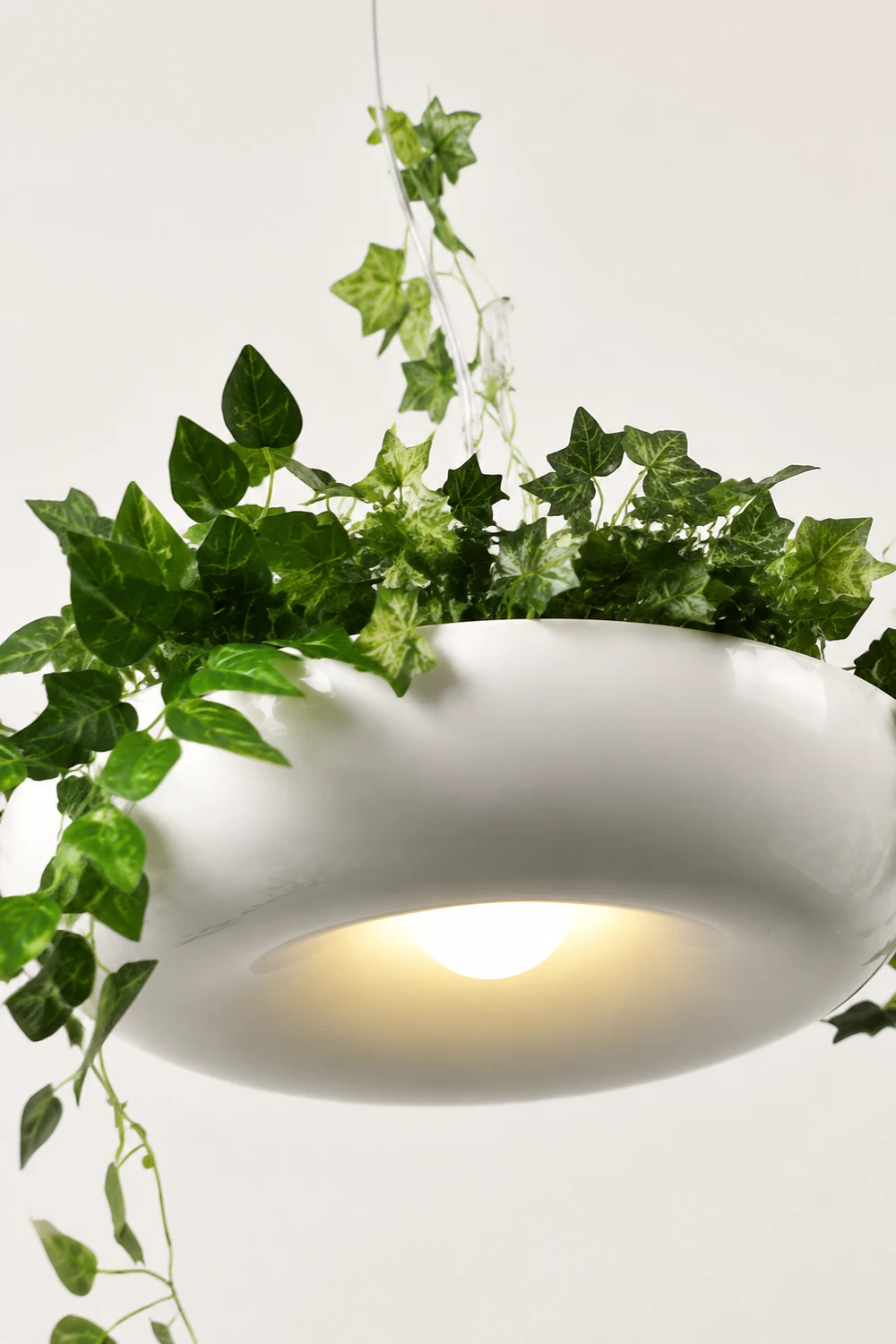 Nest Pendant Light Modern, Metal, Black/Green/White, Living Room - Lumpaz
