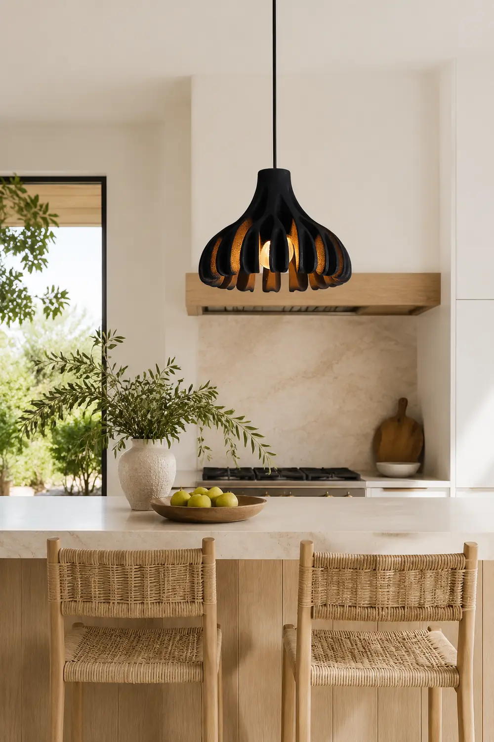 Coral Resin Pendant Lamp - Lumpaz