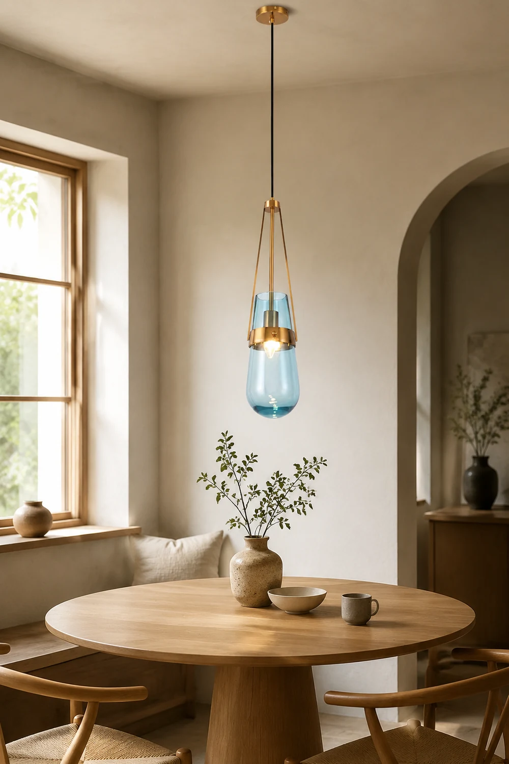 Poble Glass Pendant Light - Lumpaz
