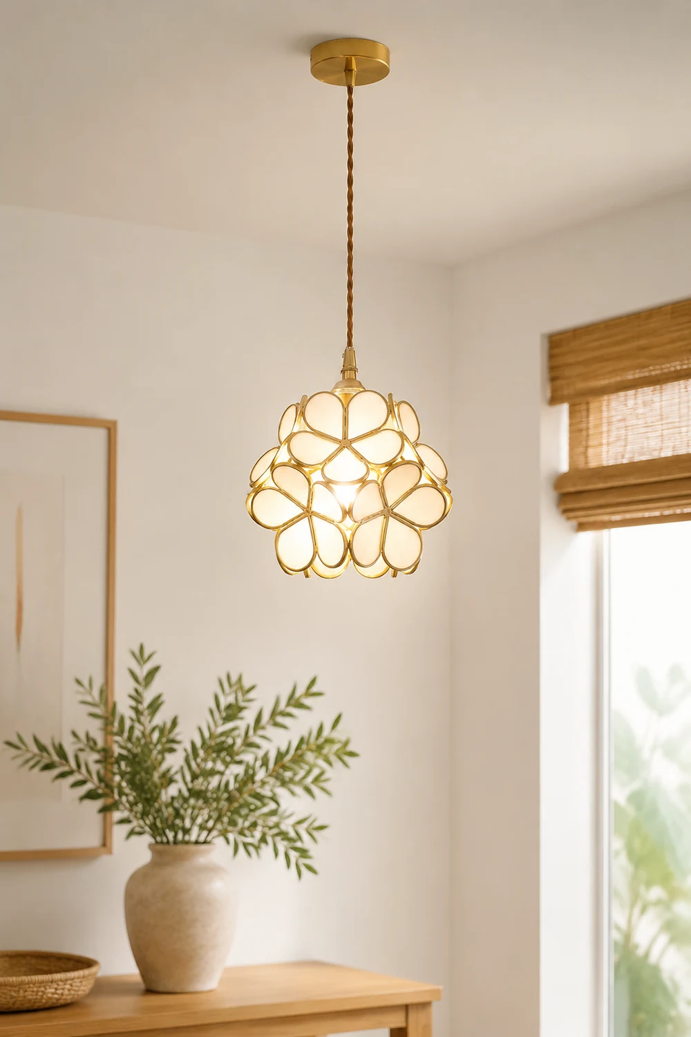 Glass Petal Pendant Light - Lumpaz