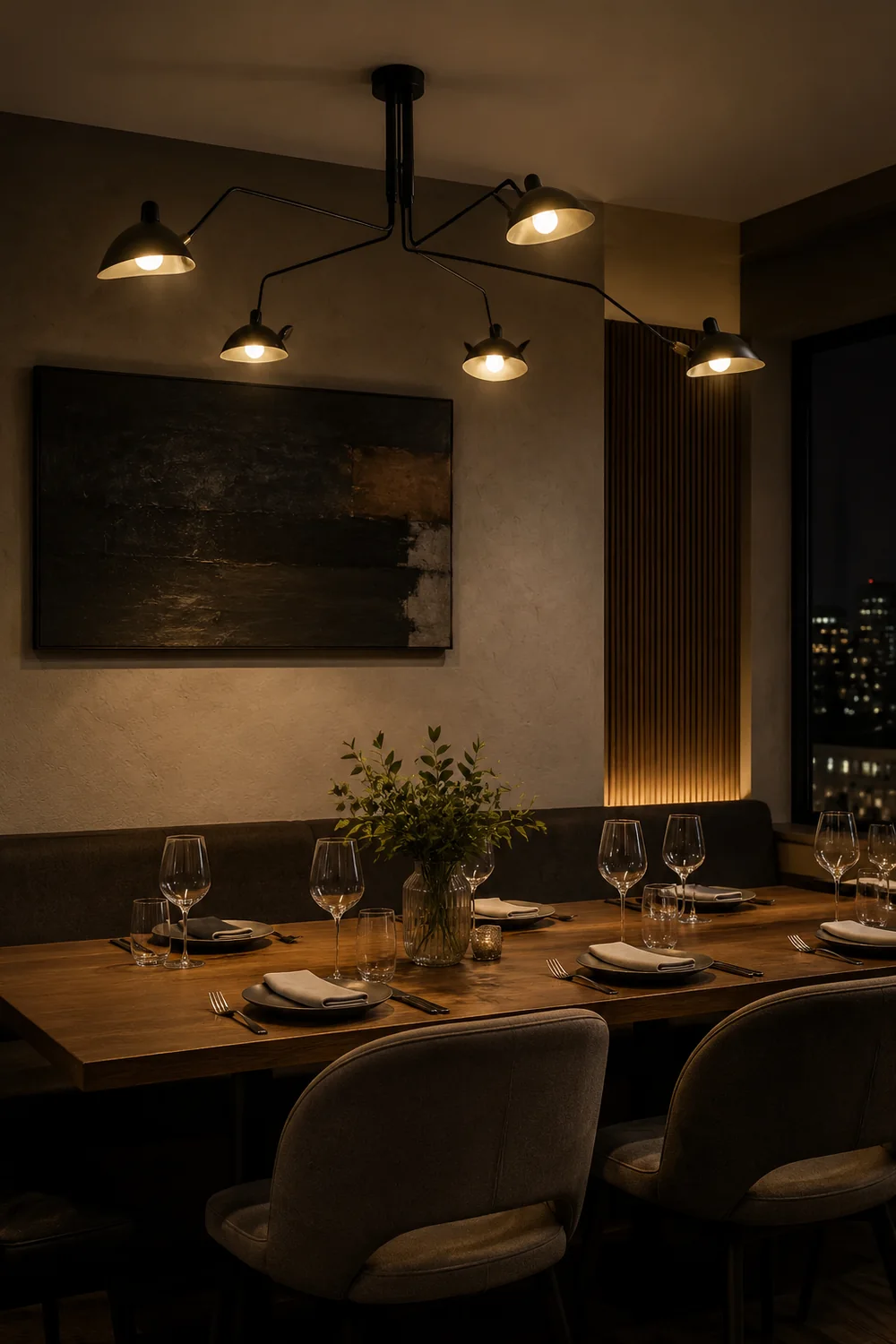 Schmitt Pendant Light Industry, Metal, Black, Study Room - Lumpaz