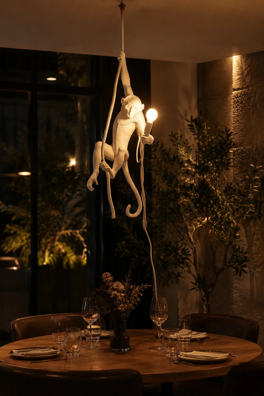 Monkey Pendant Lamp - Lumpaz