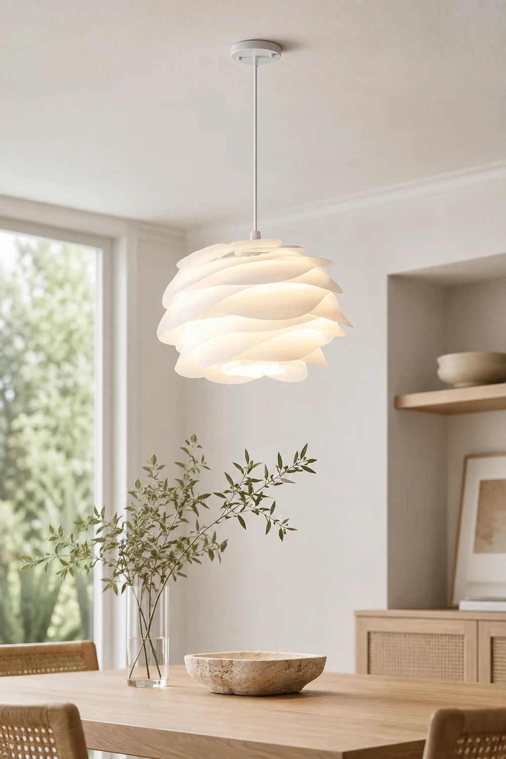 Rose Floral Pendant Light - Lumpaz