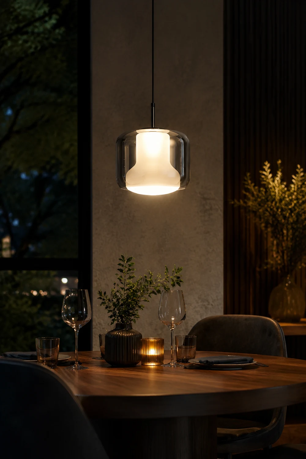 Titan Glass Pendant Lamp - Lumpaz