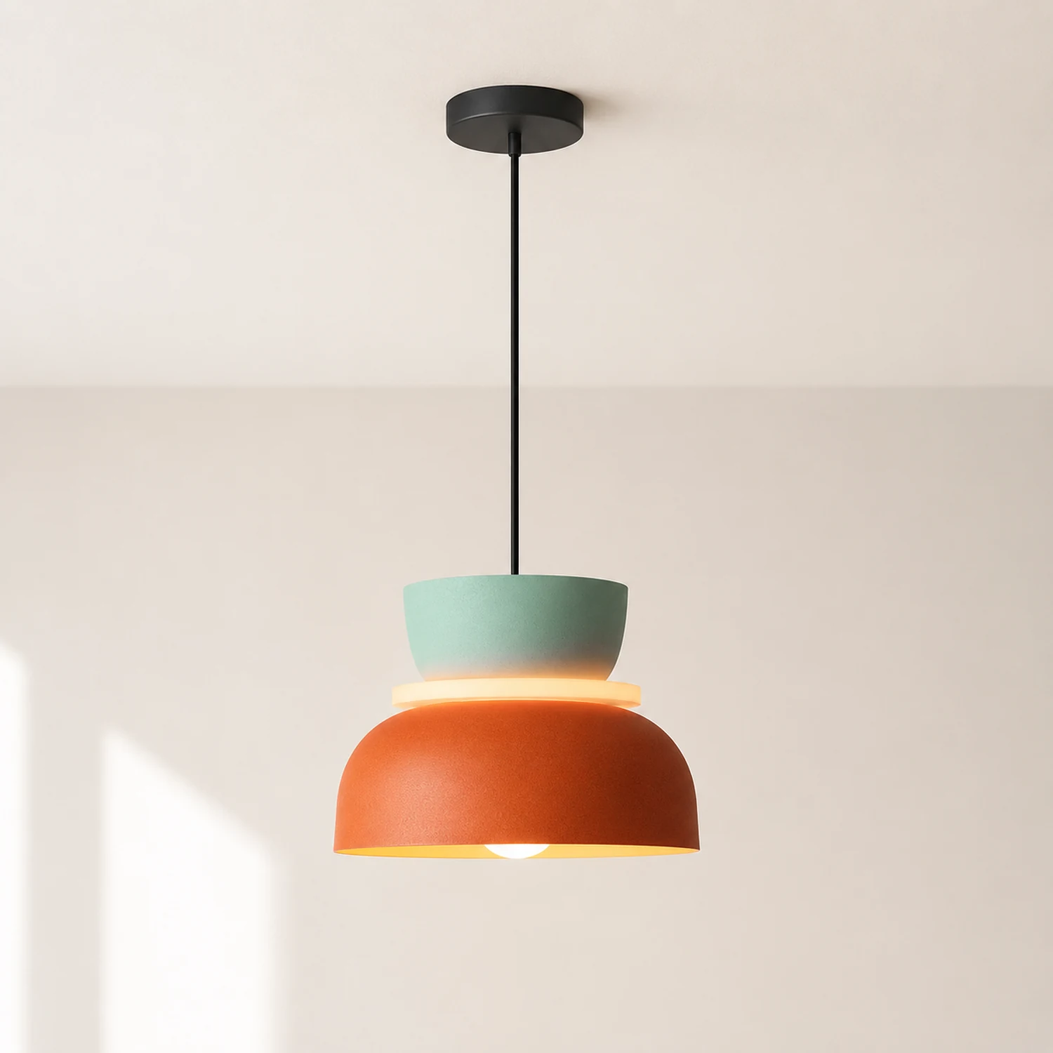 Morandi Pendant Light, Island, Contrast Color, Industrial - Lumpaz