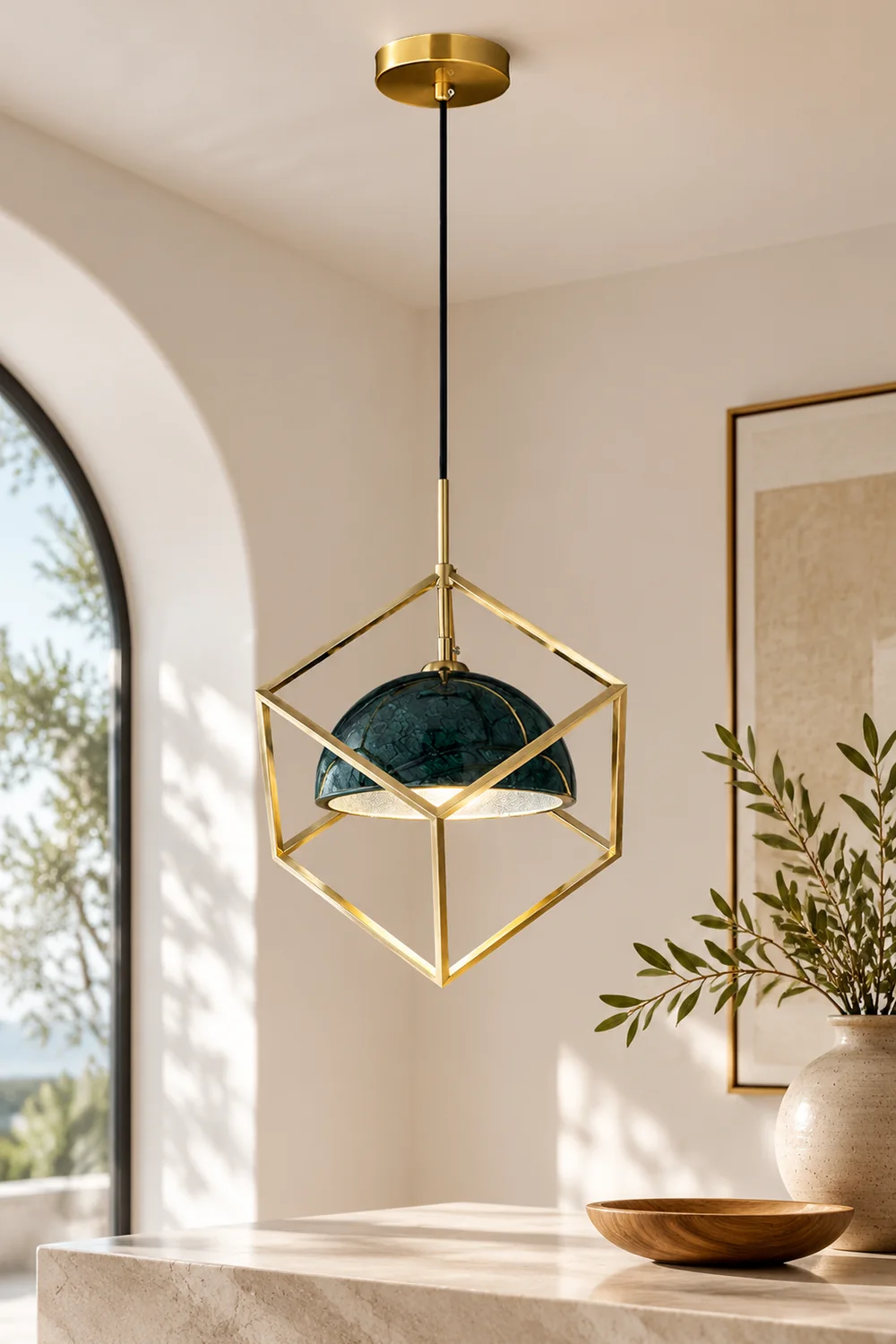 Lantern Square Pendant Lamp - Lumpaz
