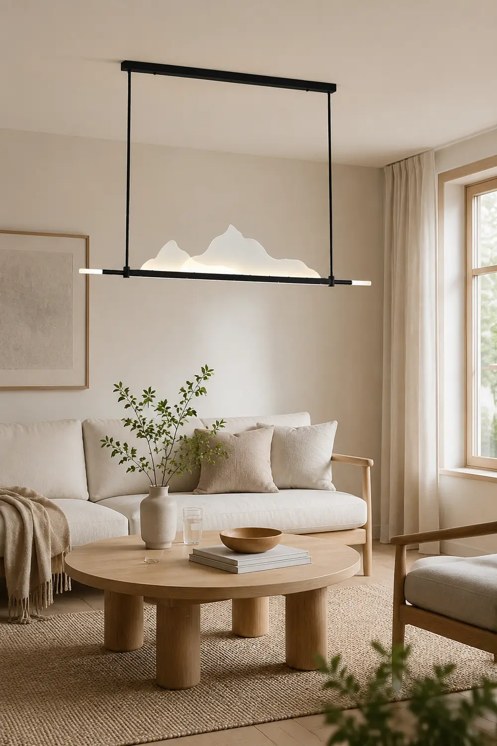 Leah Mountains Pendant Light - Lumpaz