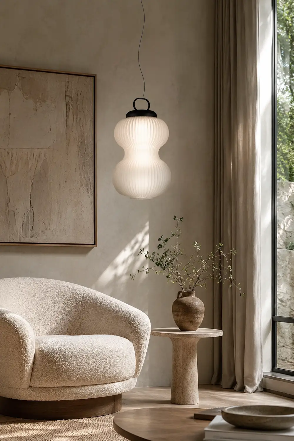 Artistic Gourd Pendant Light - Lumpaz