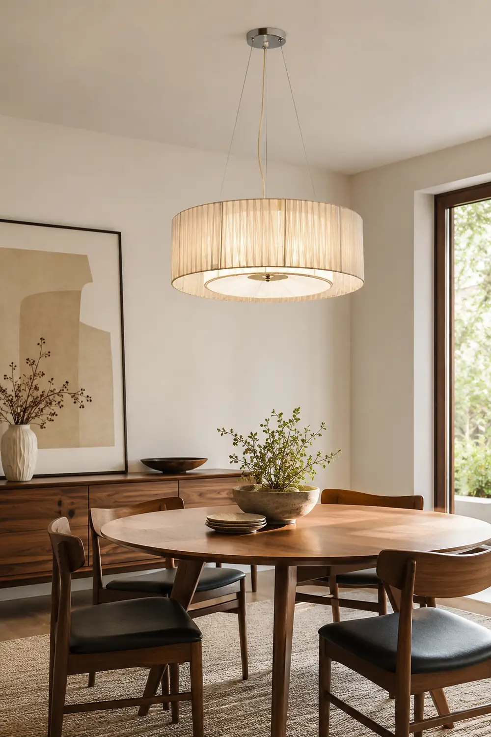 Ruffle Pleated Pendant Lamp - Lumpaz
