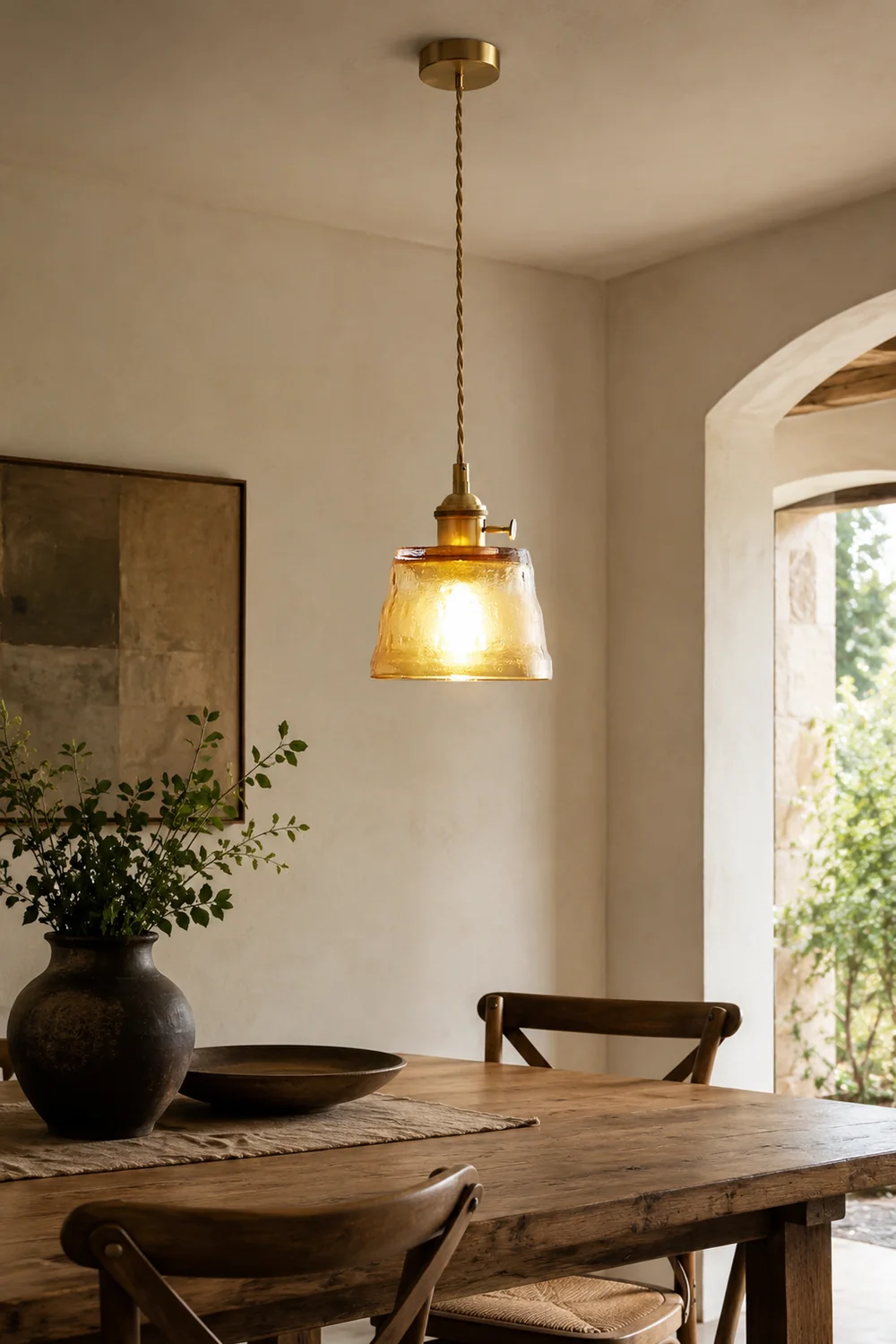 Glass Cup Pendant Lamp - Lumpaz