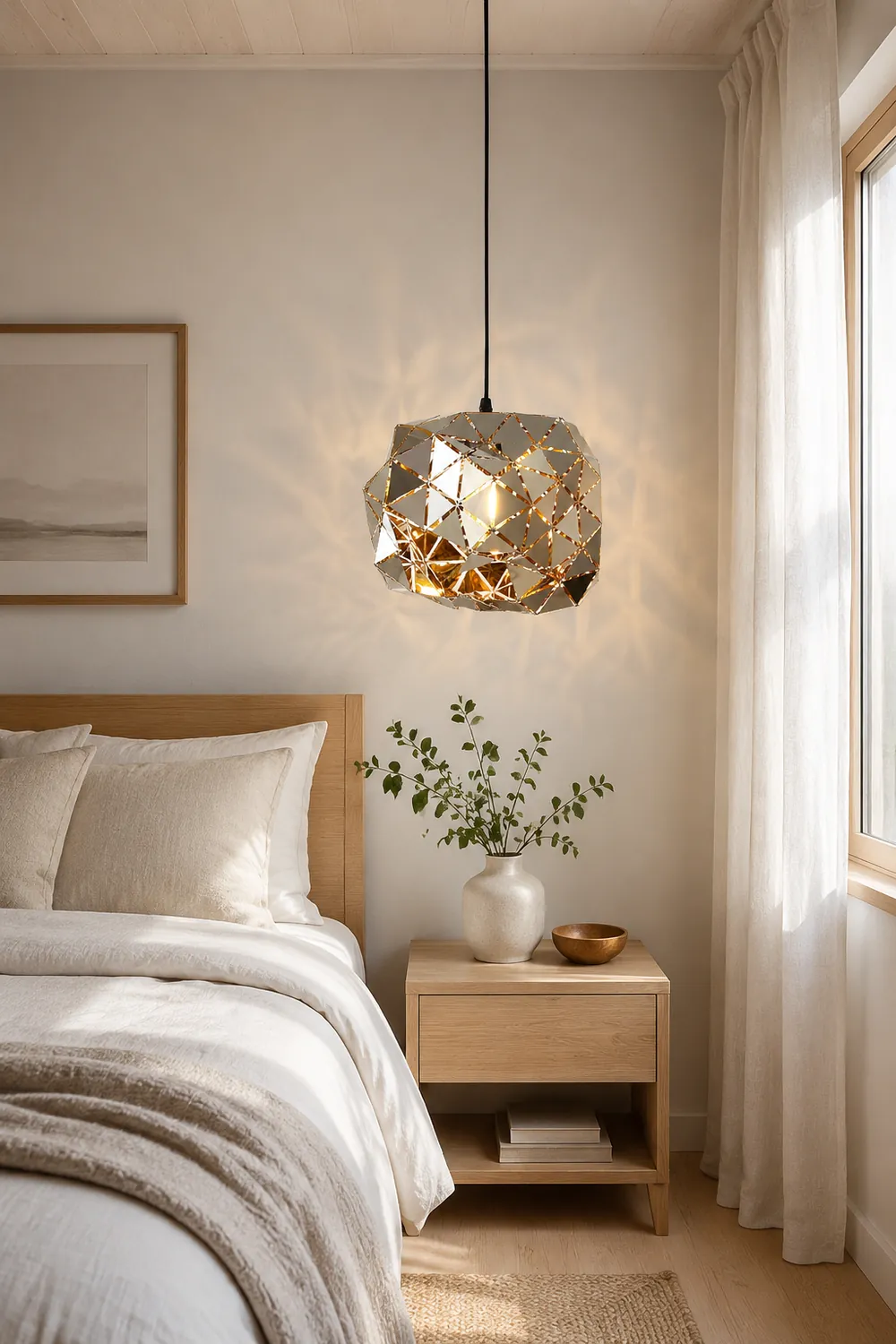 Geometric Panel Pendant Lamp - Lumpaz