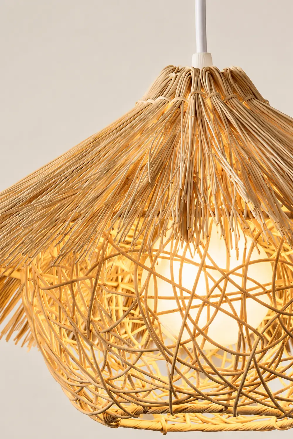 Straw Hat Pendant Light - Lumpaz