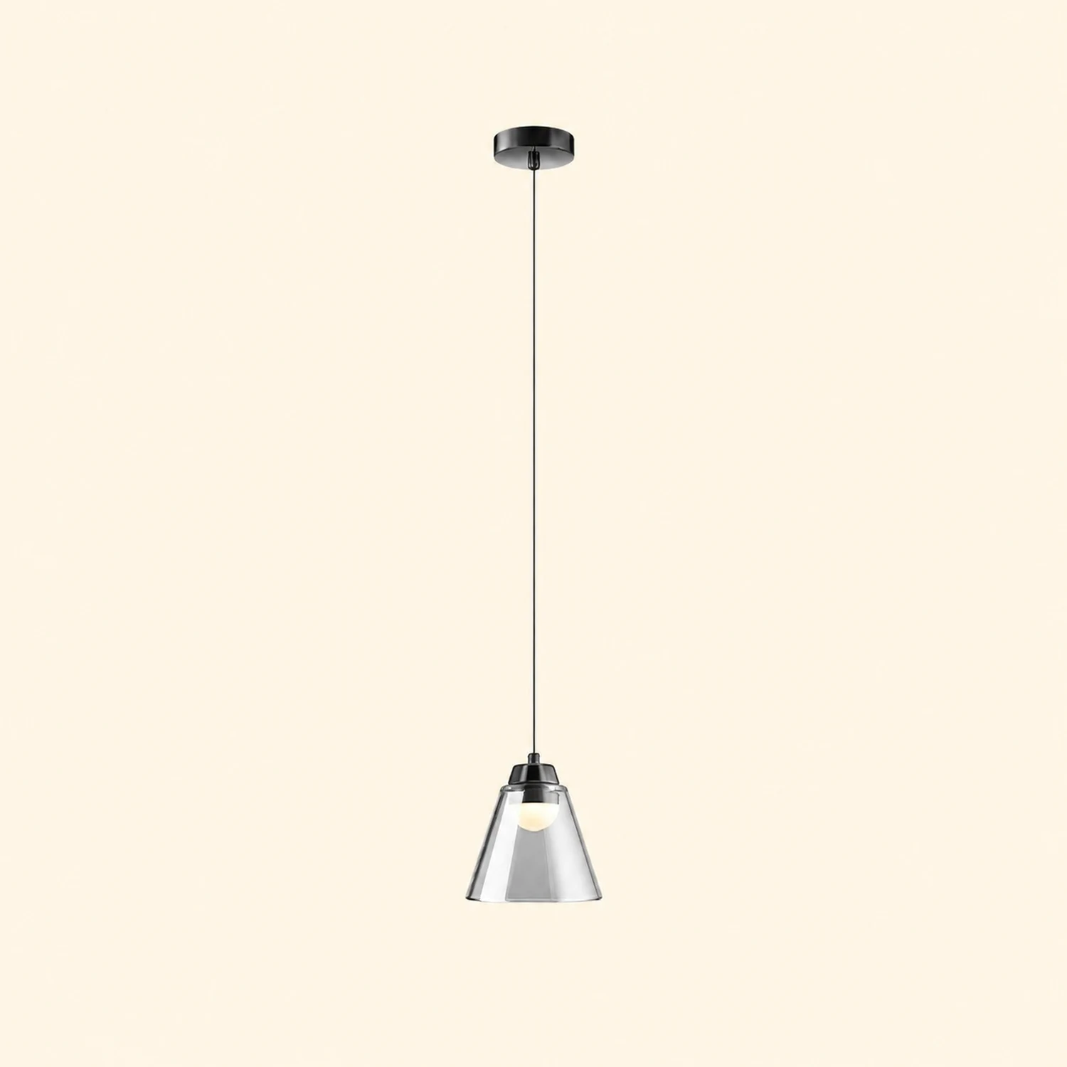 Sculptural Glass Pendant Lamp - Lumpaz