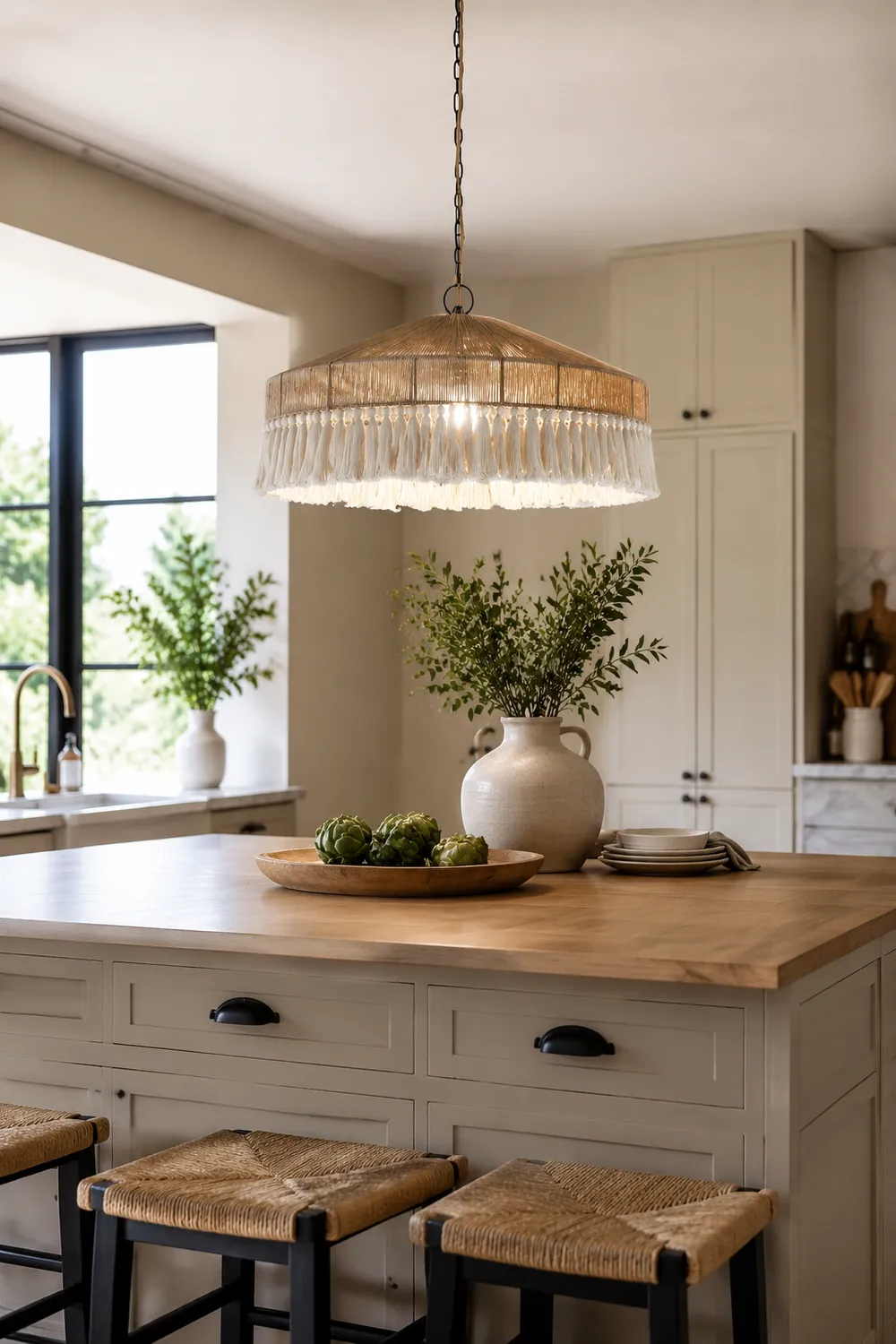 Bohemian Fringe Pendant Lamp - Lumpaz