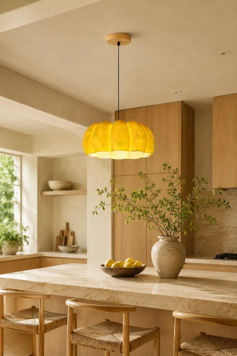 Pumpkin Pendant Light - Lumpaz