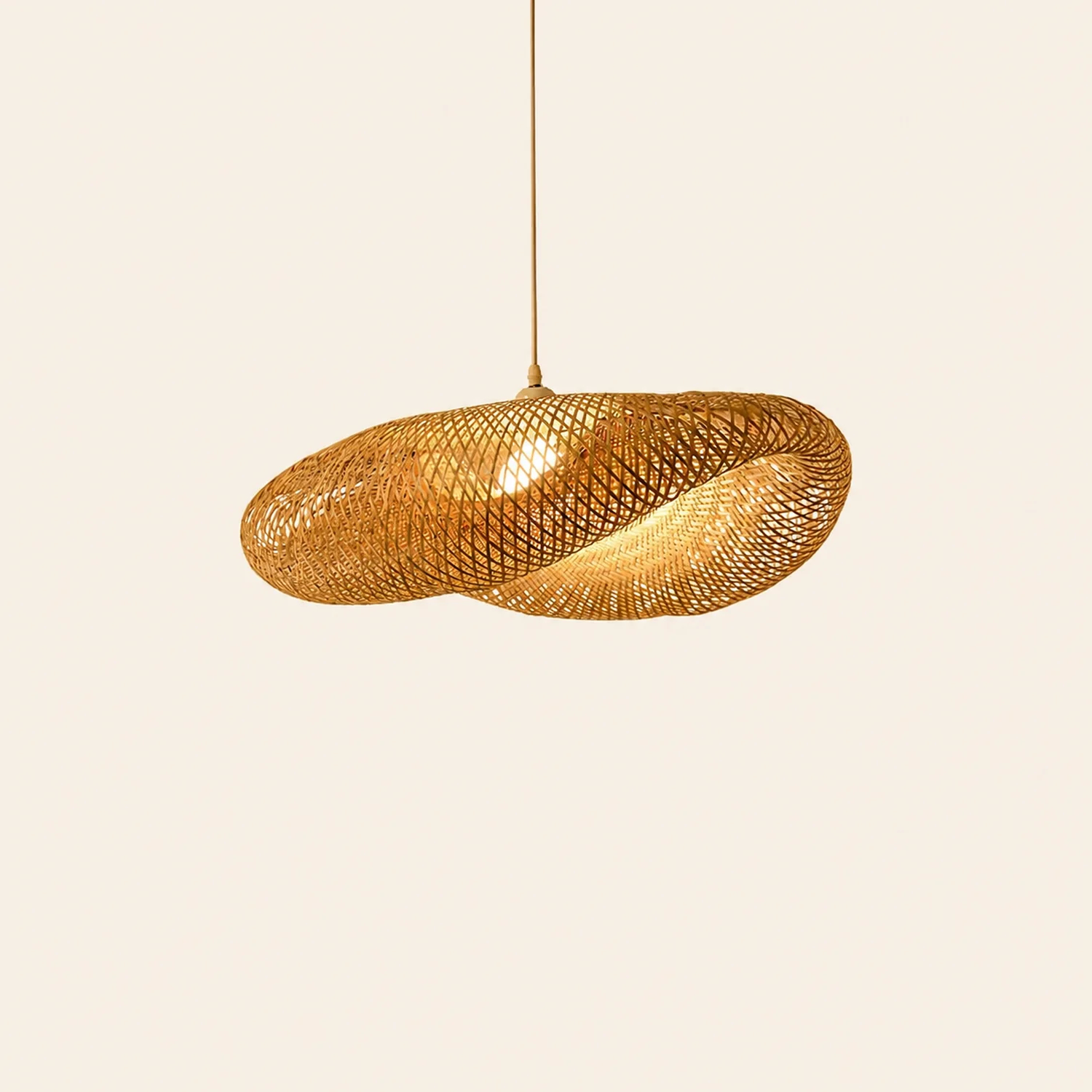 Bamboo Weaving Pendant Lamp - Lumpaz