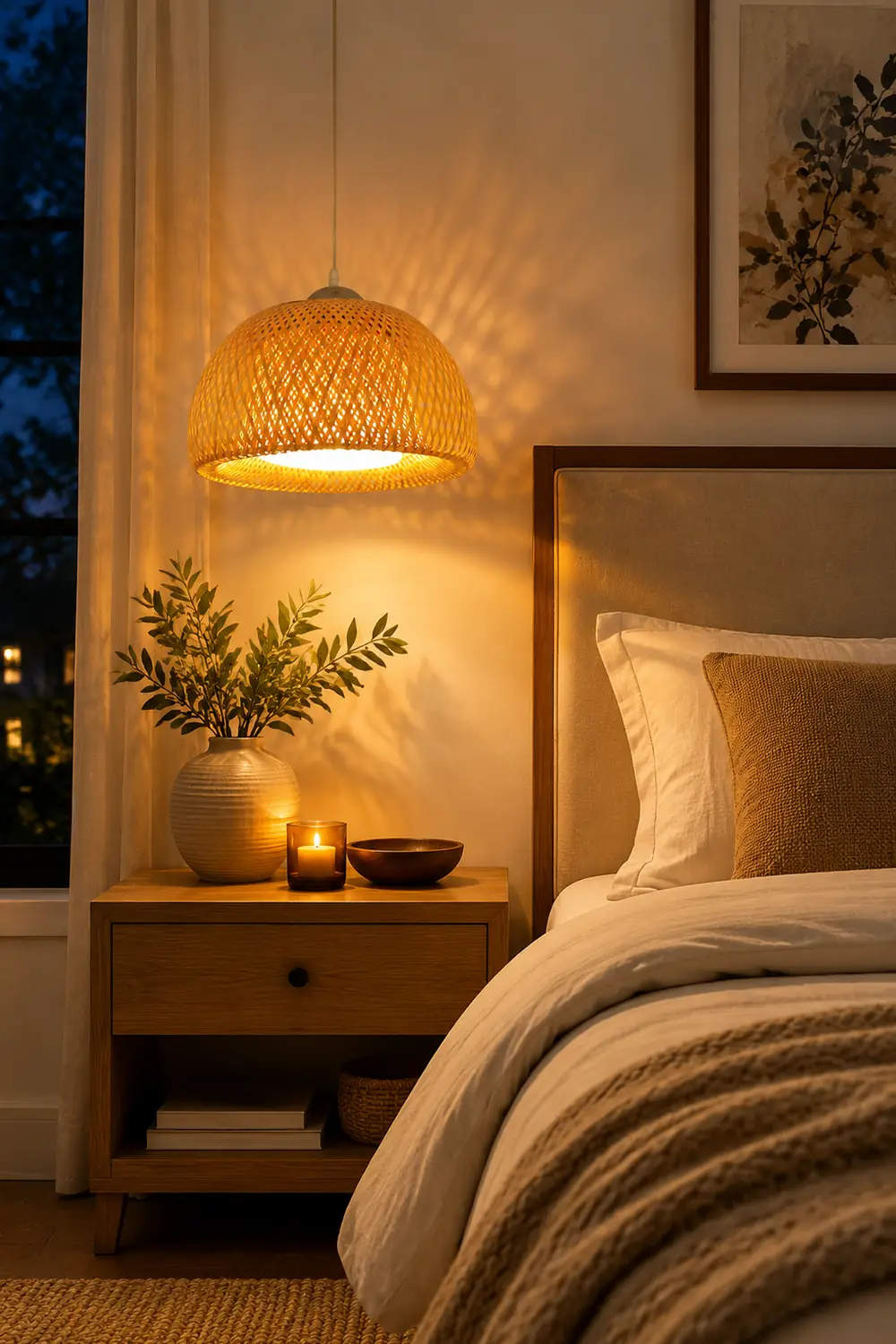 Zenith Bamboo Pendant Light - Lumpaz