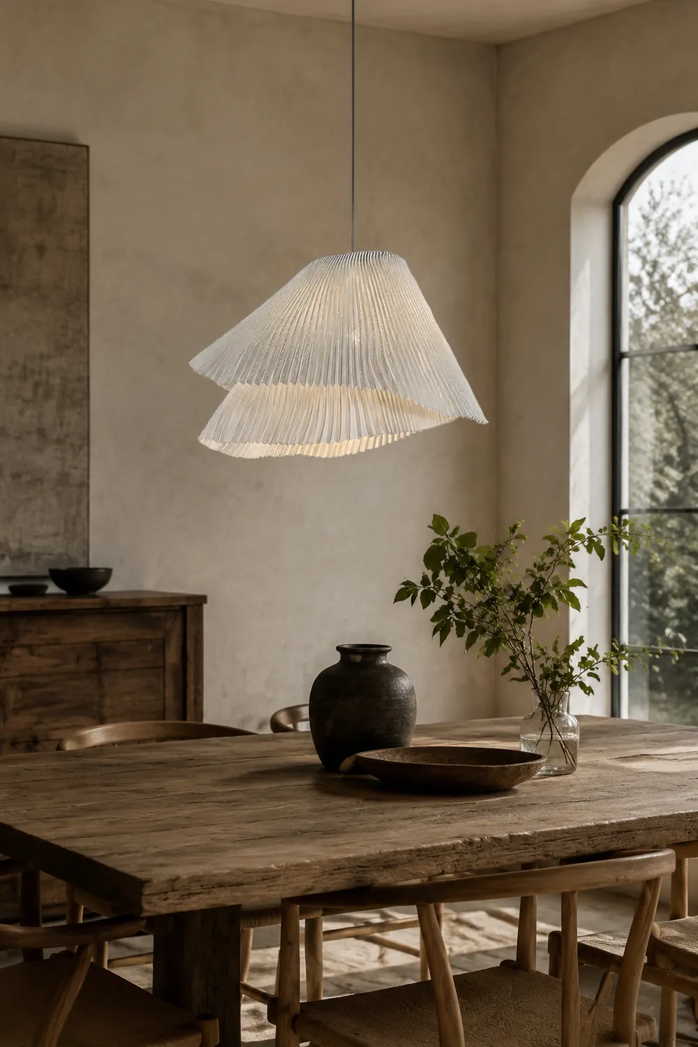 Harmonious Stainless Steel Mesh Pendant Lamp - Lumpaz