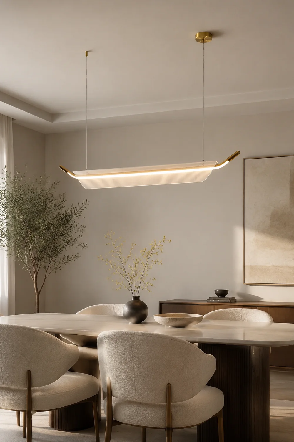 One Word Acrylic Pendant Light - Lumpaz