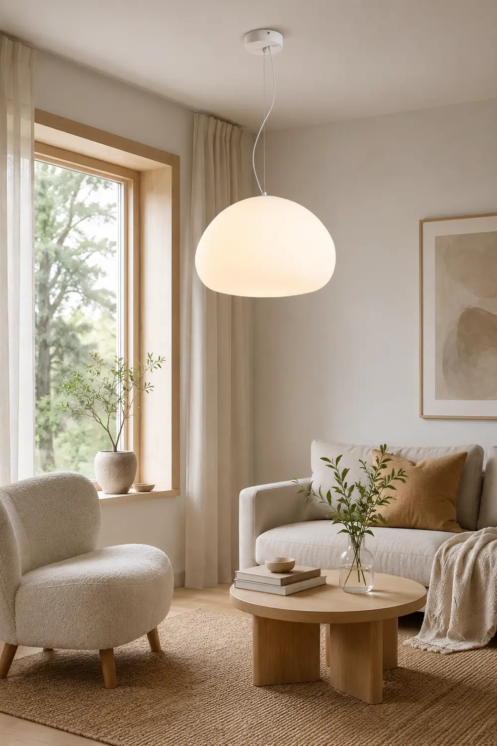 Steamed Bun Pendant Light - Lumpaz