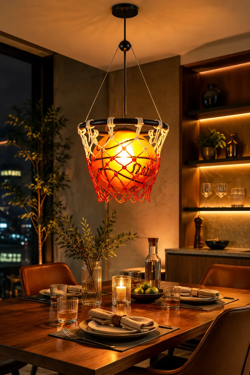 Basketball Pendant Lamp - Lumpaz