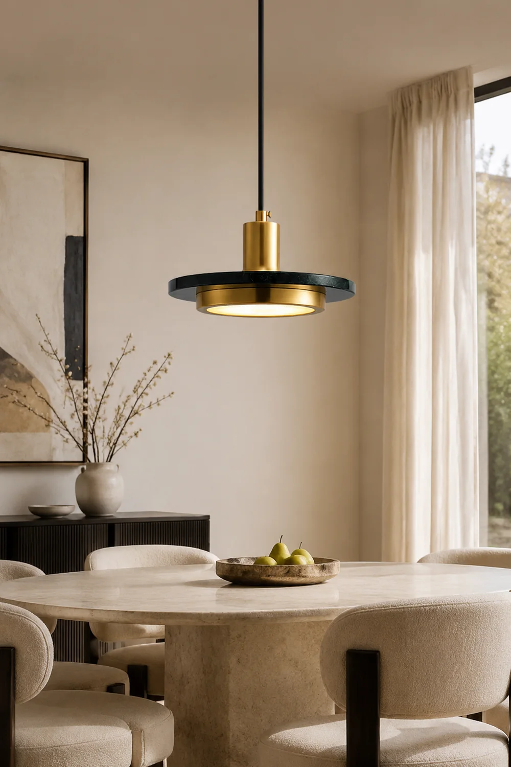 Double Circle Pendant Light - Lumpaz