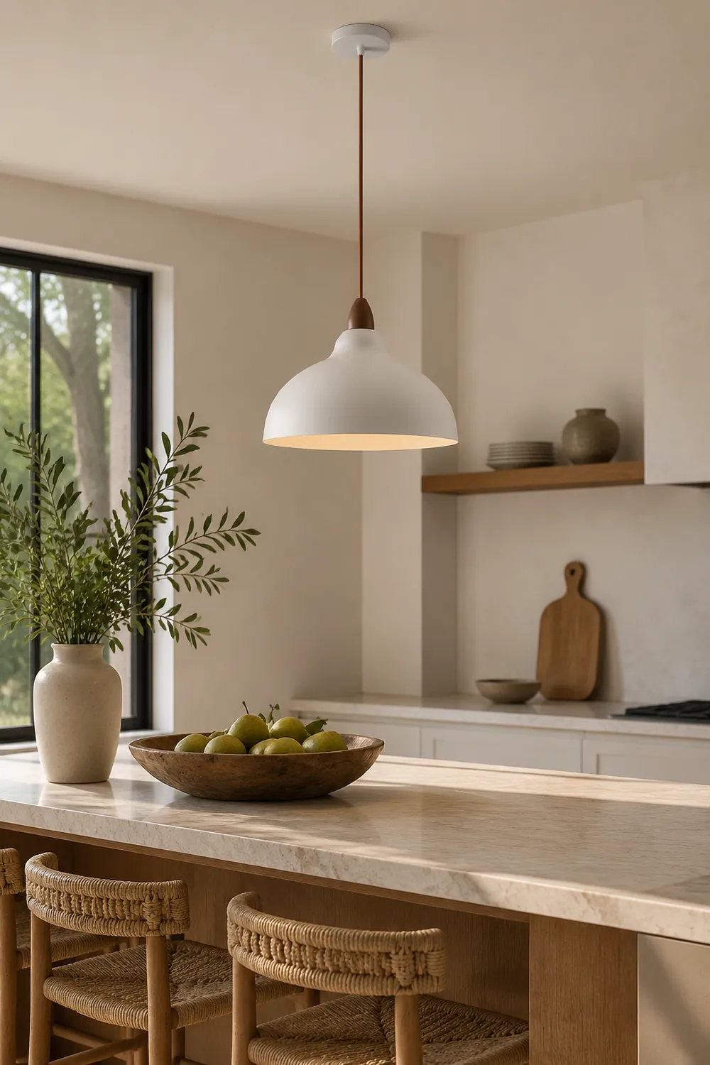 Natural Rustic Pendant Lamp - Lumpaz