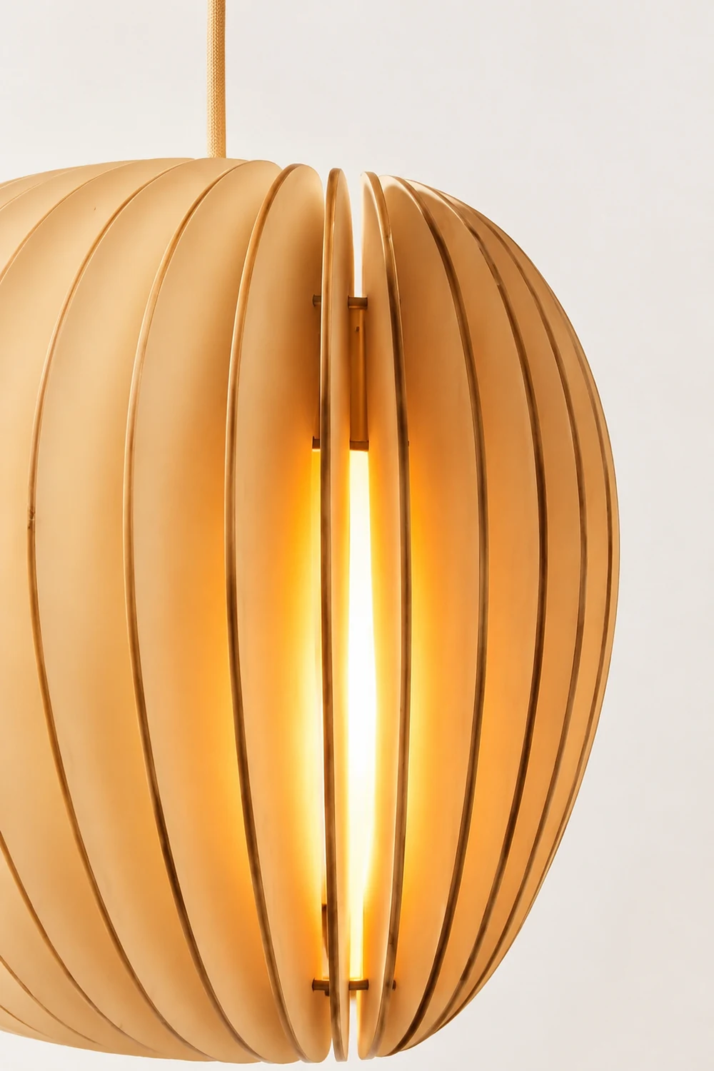 Wooden Orb Pendant Lamp - Lumpaz