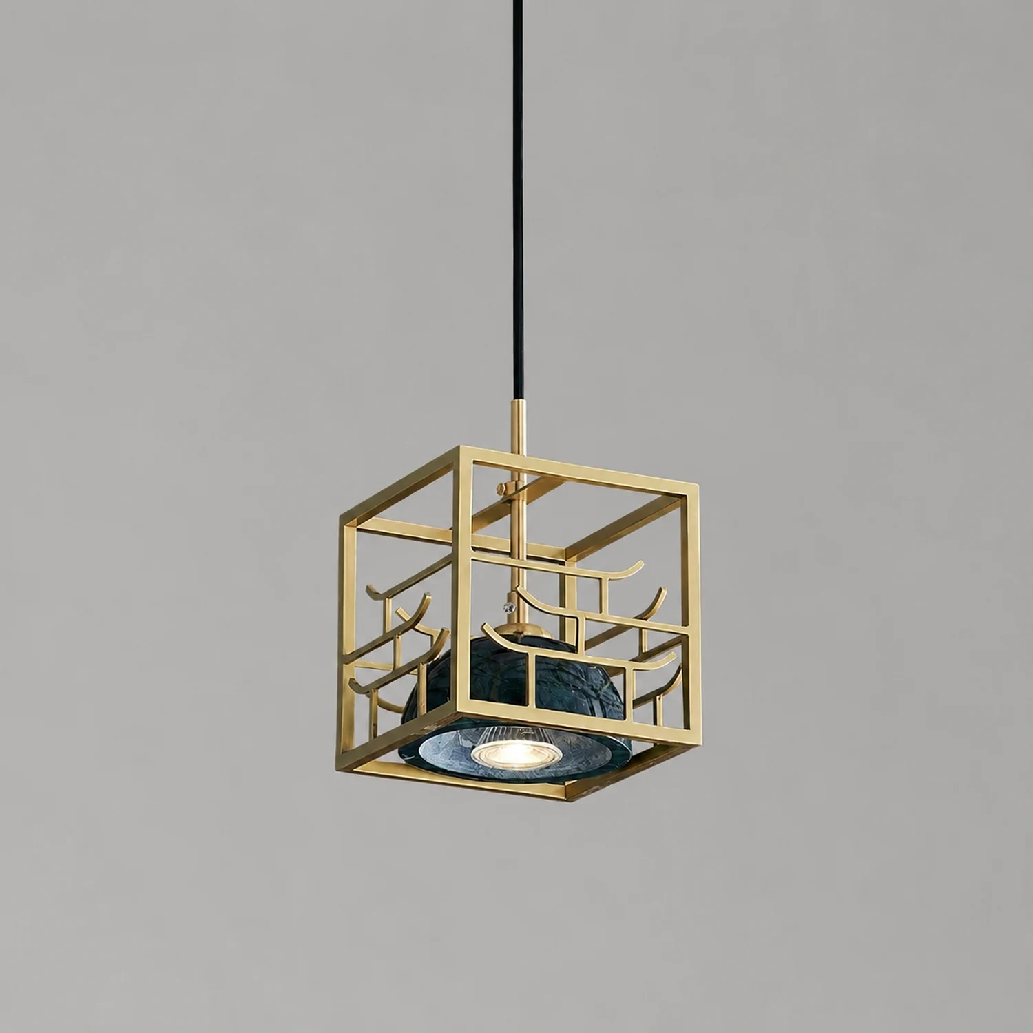 Lantern Square Pendant Lamp - Lumpaz