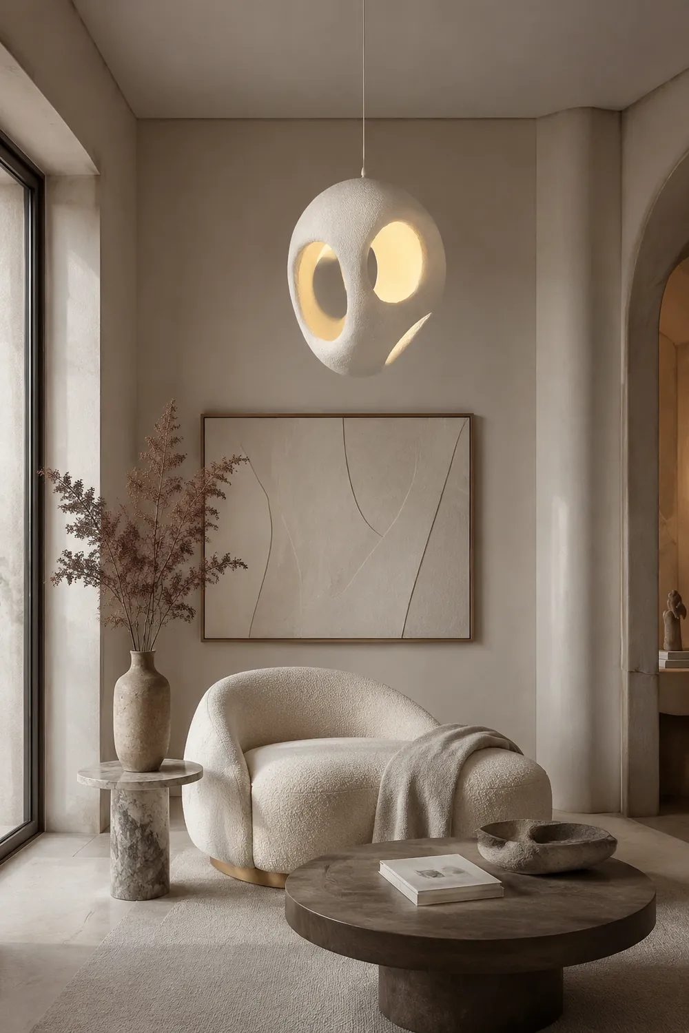 Polystyrene Pendant Light - Lumpaz