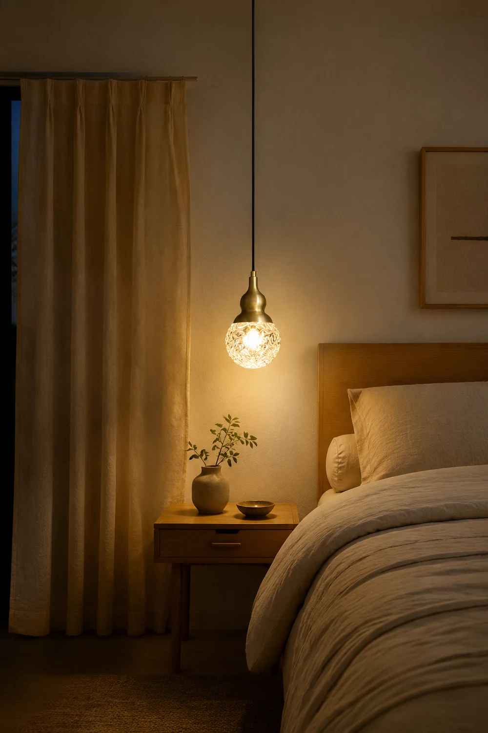 Bella Brass Pendant Light - Lumpaz