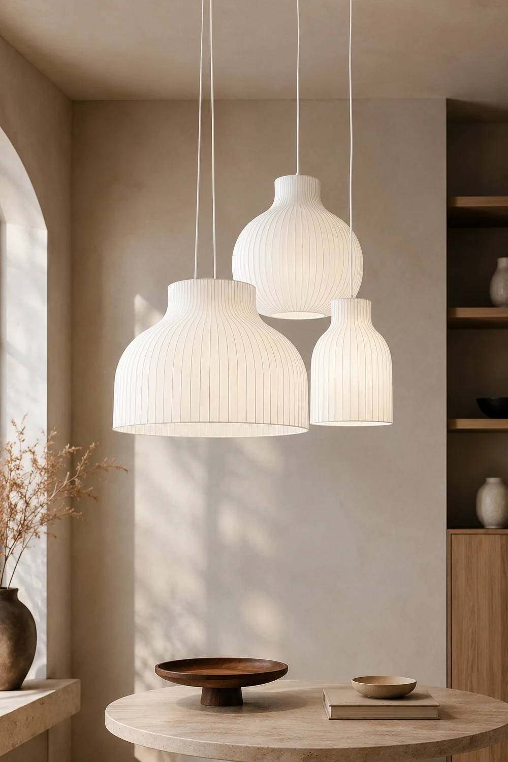 Serica Trio Silk Pendant Collection - Lumpaz