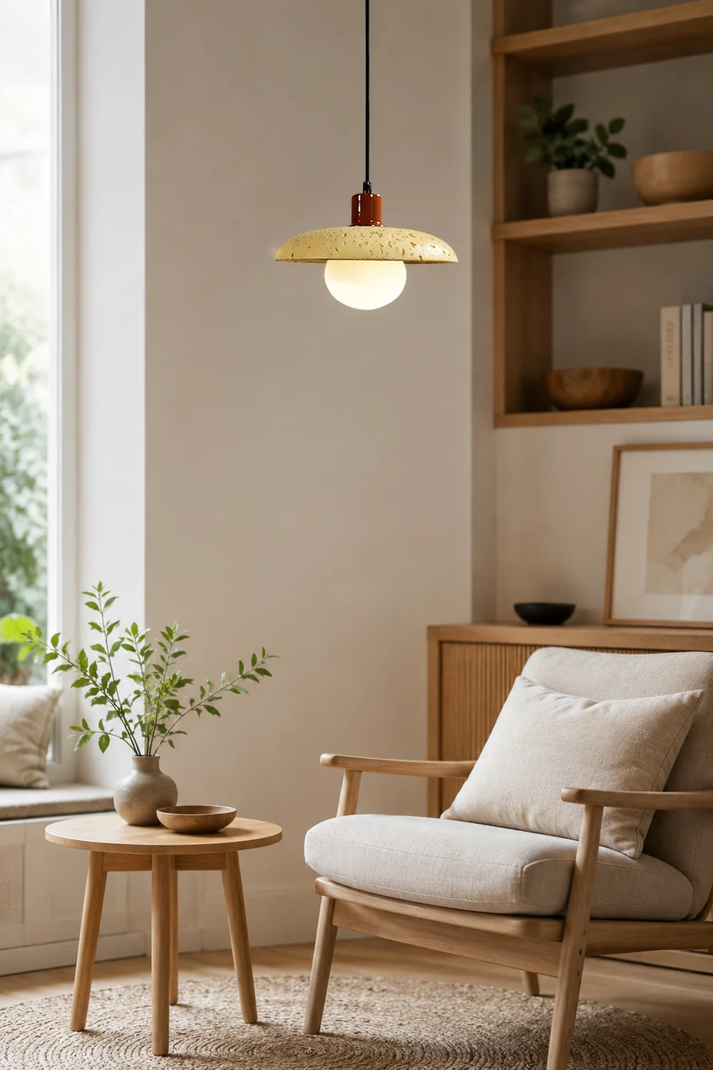 Revi Cement Pendant Light - Lumpaz