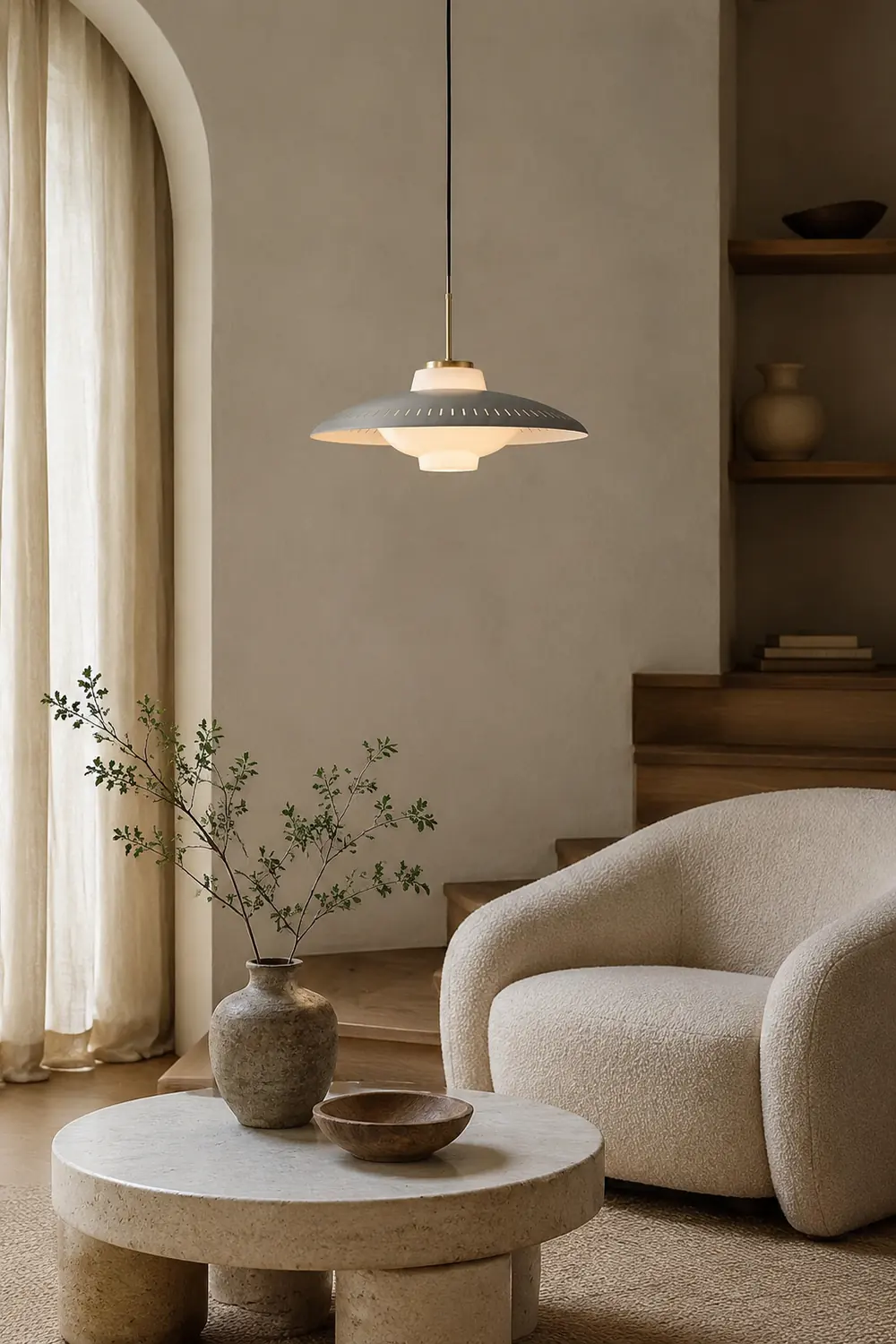 Opal Shade Pendant Lamp - Lumpaz