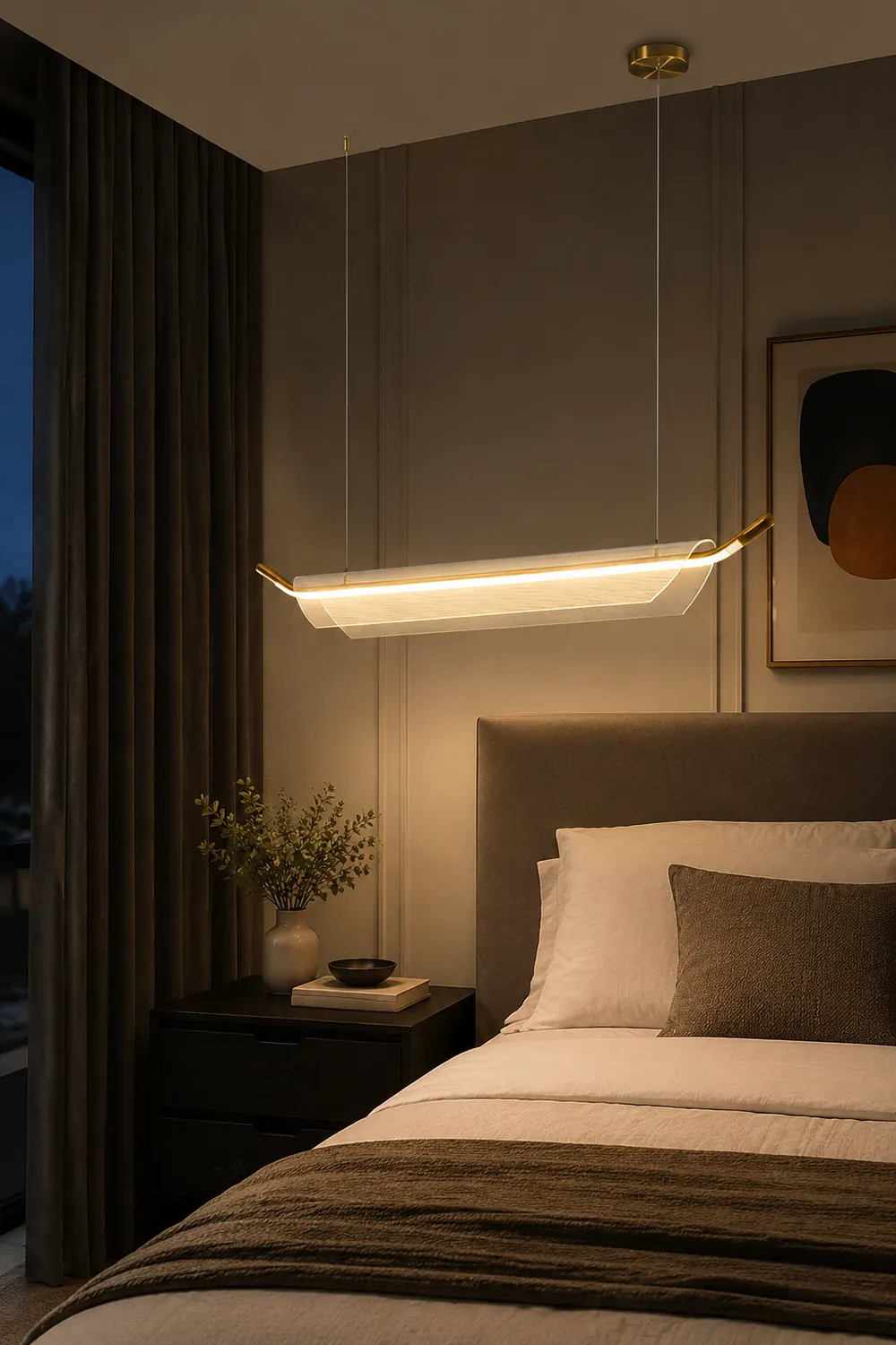One Word Acrylic Pendant Light - Lumpaz