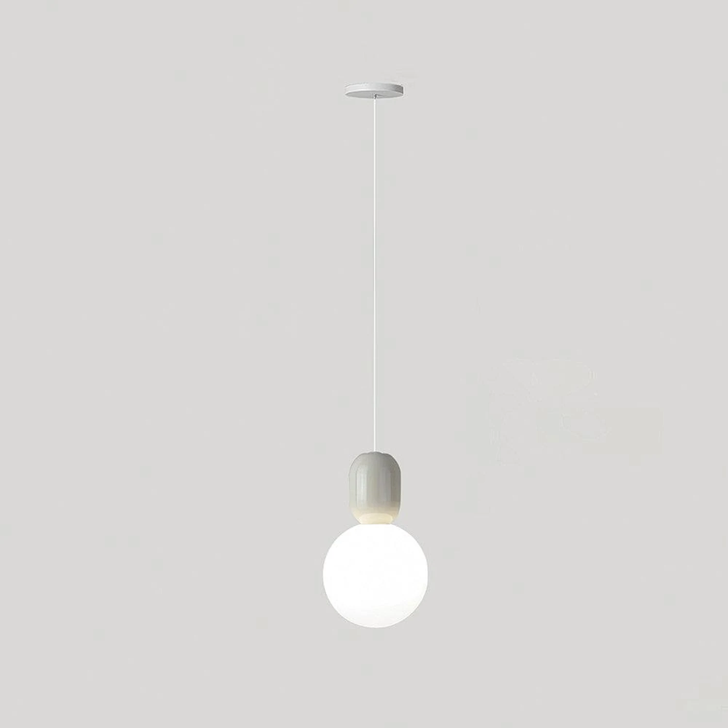 Acrylic Two Ball Pendant Light - Lumpaz